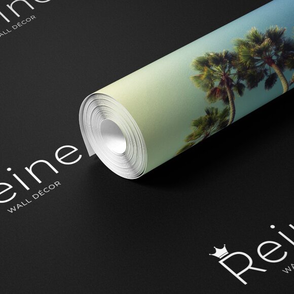 Four Tall Palm Trees Wallpaper - Picture 2 of 9